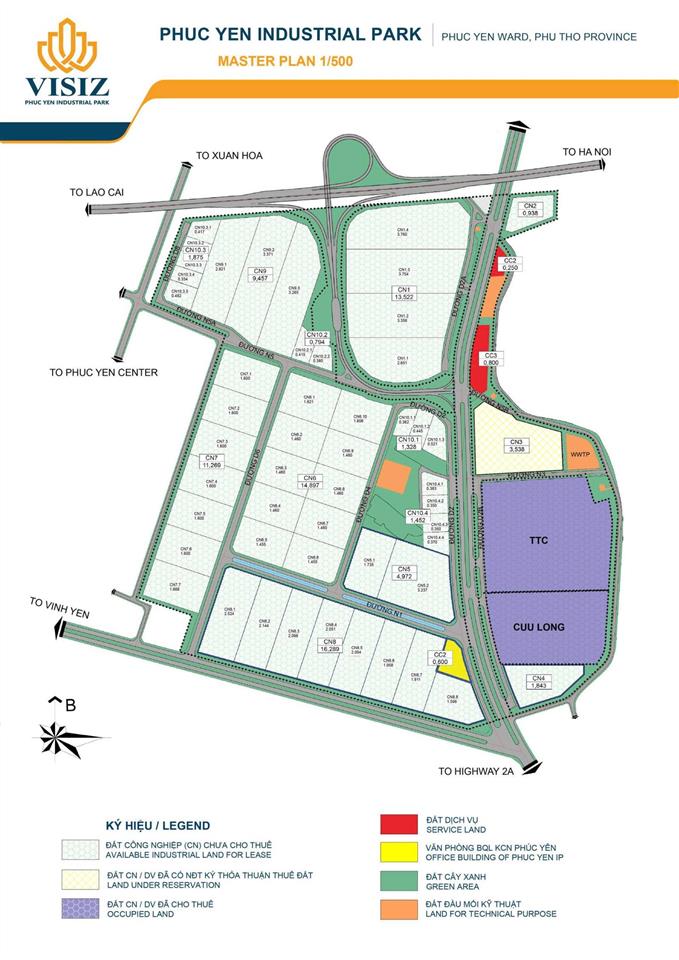 Duy nhất 3000m² kcn phúc yên vĩnh phúc, giáp sb nội bài, hành lang kt hà nội lào cai côn minh