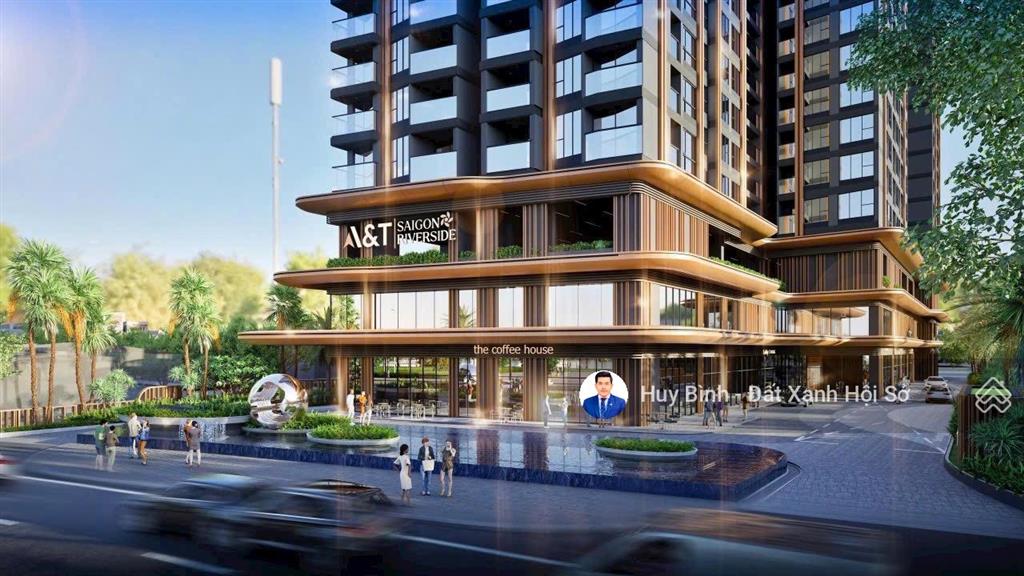 Cực phẩm 1pn+ a&t saigon riverside chỉ 2,5 tỷ/căn mặt tiền sông sài gòn ngay cửa ngõ đông bắc tphcm
