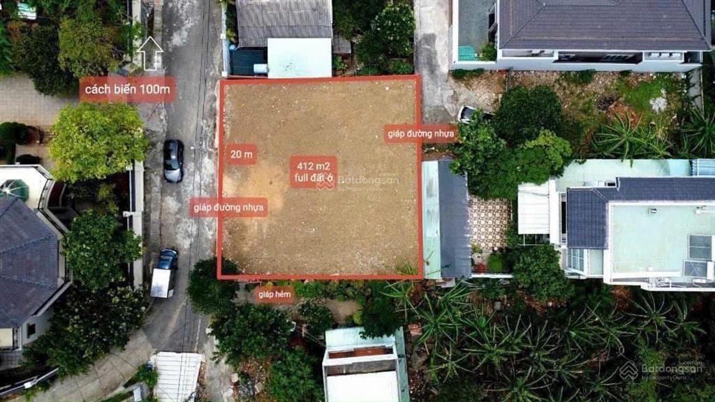 Cần tiền bán nhanh lô đất 3 mặt tiền xây dựng ks 6 tầng mdxd 60% sát biển bãi dâu vũng tàu, mt 20m