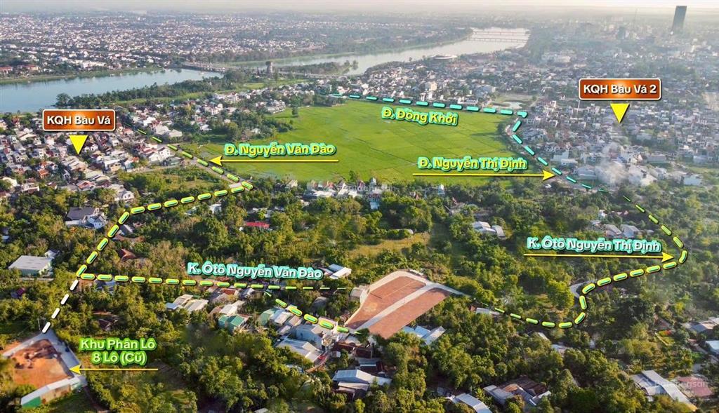 Đất khu xen ghép bàu vá đẹp view vincom giá chỉ 1 tỷ6**