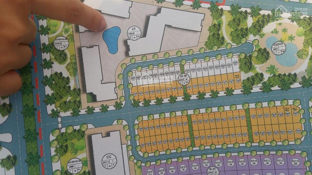 Bán lô góc siêu đẹp lk6 01 dự án minh đức, mặt chung cư