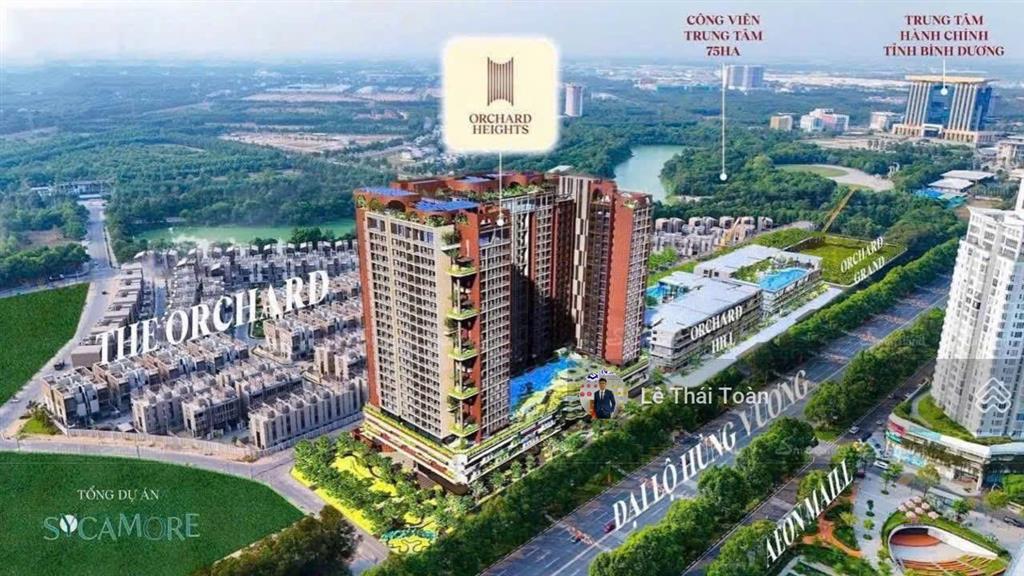Ngộp ngân hàng 4,050 tỷ căn 2pn 2wc 84m² view hồ bơi và aeon chung cư orchard heights bd