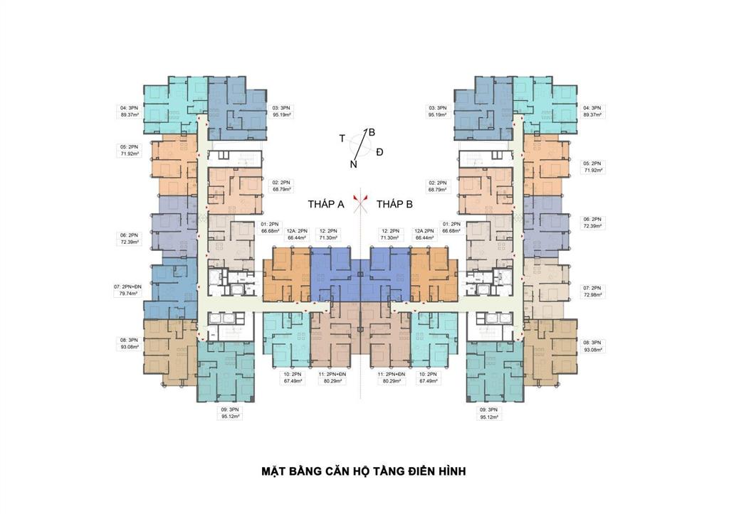 Duy nhất! căn hộ 2 ngủ 71.3m2 với giá chỉ 4.7 tỷ tại chung cư moonlight 1 an lạc green symphony
