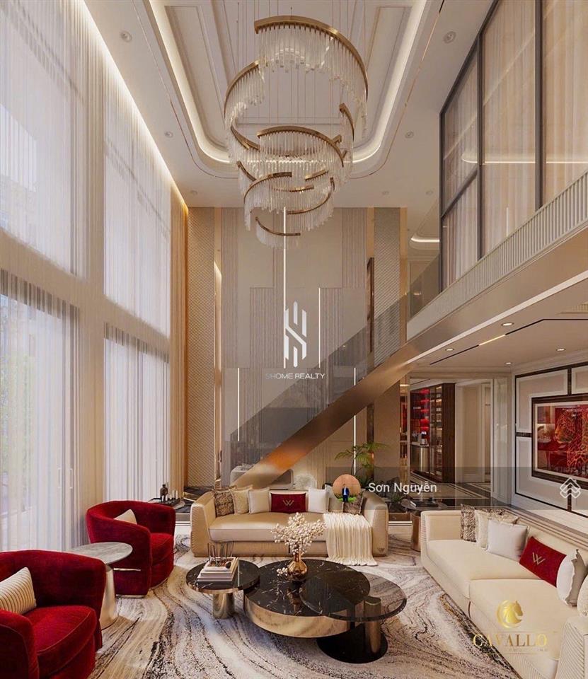 Bán căn duplex sân vườn the river thủ thiêm thiết kế 1 trệt 1 lầu đã có sổ full nội thất