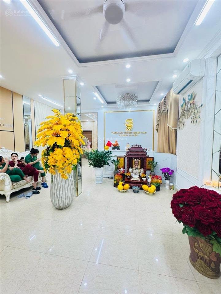 Biệt thự song lập linh đàm 180m² thang máy vỉa hè kinh doanh đỉnh dòng tiền giá 75,5 tỷ