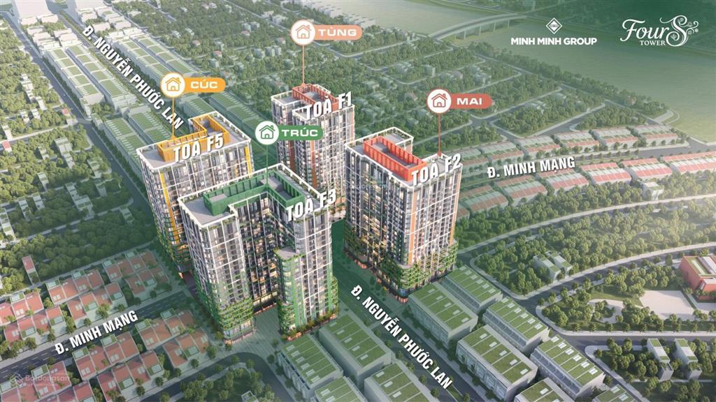 Sun group căn hộ fours ngay ngã tư minh mạng nguyễn phước lan, chiết khấu 27% giai đoạn 1