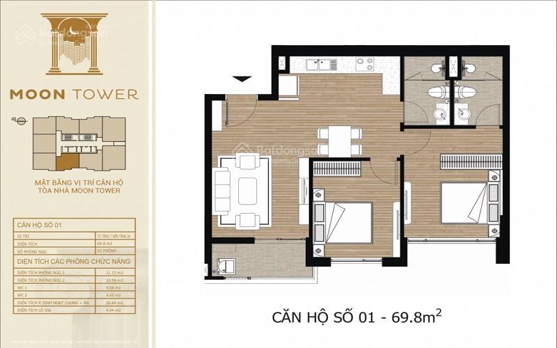 Bán cc tại tây hồ residence, 8,1 tỷ, 72m2, 2pn, 2wc, full nội thất hot!