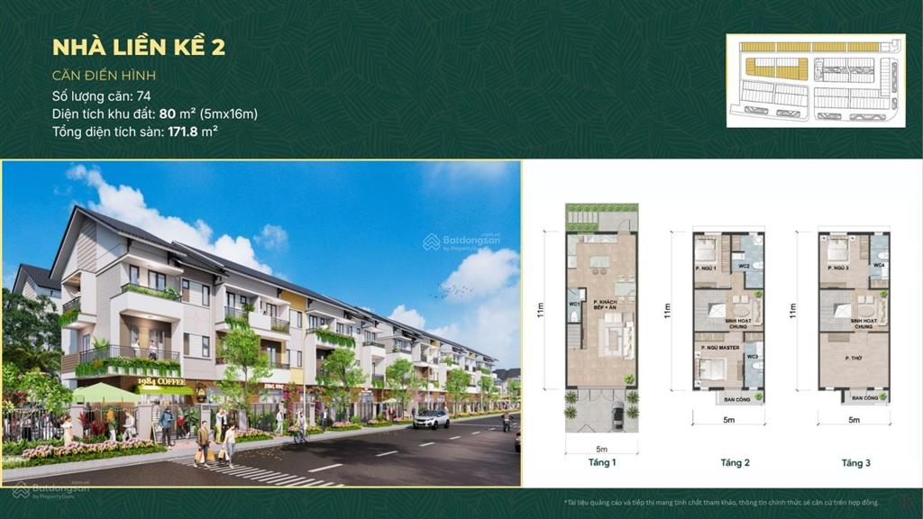 Nhà phố 80m2 the greenery 2 tuyến 1 mặt đường cầu nguyễn trãi giá siêu tốt chỉ 5,2tỷ trong tháng 6