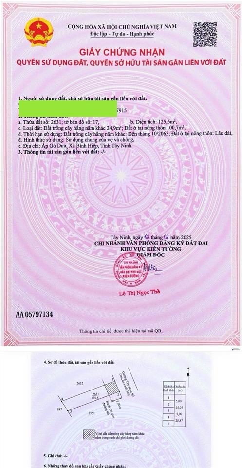 Chủ kẹt tiền cần bán gấp đất kiến tường 150m² 100% thổ giá 650 triệu 0945 585 ***