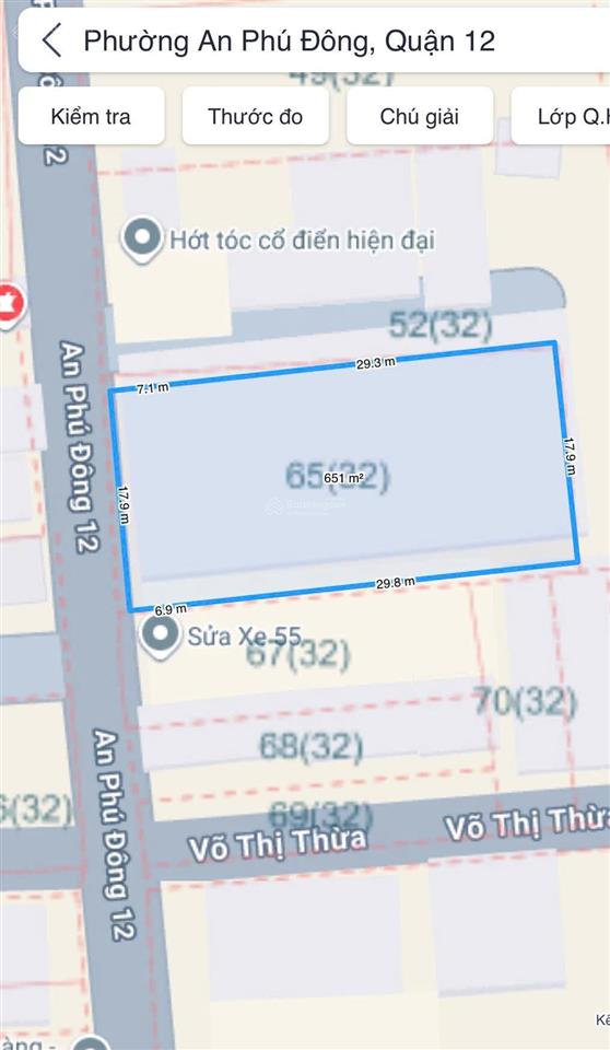 Bán đất + xưởng 650m. 18m x 36m gần sát quốc lộ 1a. mặt tiền thông xe tải. giá tốt chủ cần bán