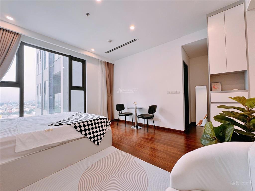Cc cao cấp masteri west heights 1pn+, 46.6m², 3.7 tỷ, nội thất đủ đồ đẹp (lỗ 300tr) khu vin smart