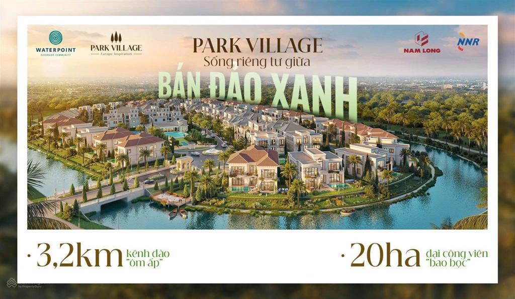 Biệt thự phong cách châu âu nổi bật tại công viên 25ha waterpoint, chỉ thanh toán 6,8 tỷ nhận nhà