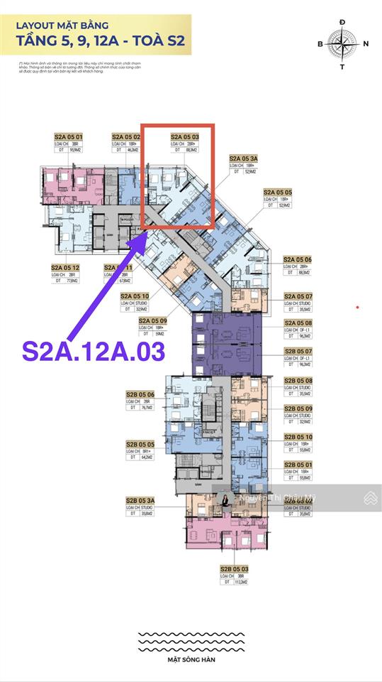 Bán cc tại sun symphony residence, 6,7 tỷ, 88,3m2, 3pn + 2wc châu mỹ srt