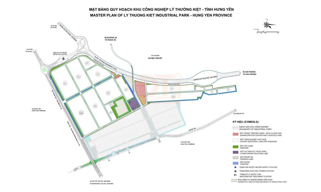 Kcn lý thường kiệt hưng yên dt 5000m², vị trí siêu kết nối tt công nghiệp giáp hai trục ct hn hp