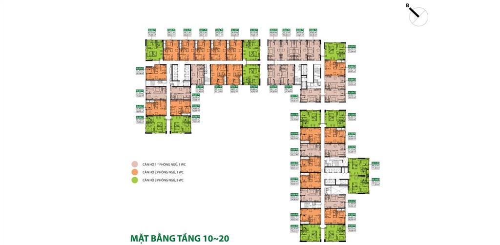 Hàng sang nhượng căn 60m2, 2pn, 1wc giá cạnh tranh 2,9 tỷ đã vat bán nhanh t5/ ***