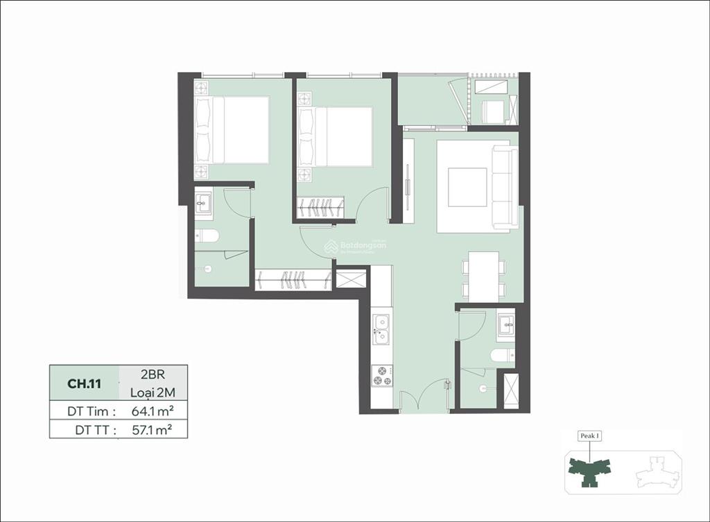 Căn 11 tòa peak 1 giá tốt còn tầng đẹp 1x giá hơn 8 tỷ, trung tâm lumiere hồ 32ha, 0946 455 ***