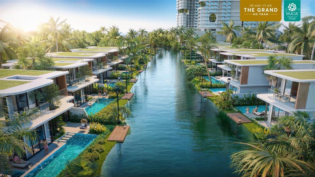 Bán biệt thự maia hồ tràm 3 phòng ngủ 356m², xe ô tô vào tận biệt thự
