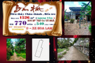 Bán đất nhà 1526m², mặt tiền 15,5m, Bến Tre, giá chỉ 770 triệu