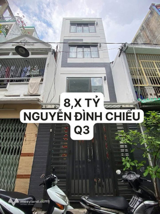 Nhà 4 tầng, hẻm ô tô 4m, Nguyễn Đình Chiểu, Quận 3, chỉ 8 tỷ