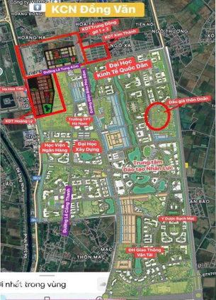 Đất Kim Hoà, Duy Tiên, mặt tiền 9,6m, gần 25 trường đại học, đầu tư nhà trọ đỉnh