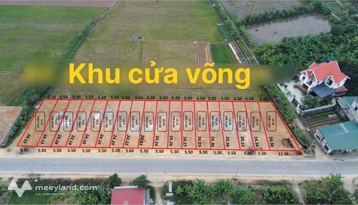 Đất vàng khu đấu giá Cửa Võng, kinh doanh sầm uất, đầu tư sinh lời