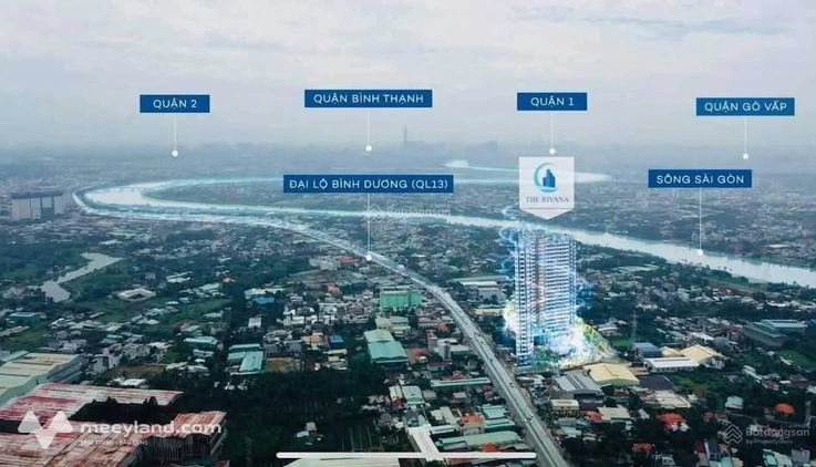 Căn hộ cao cấp ven sông, nhận nhà ngay 2023, giá bình dân chỉ từ 38 triệu/m²