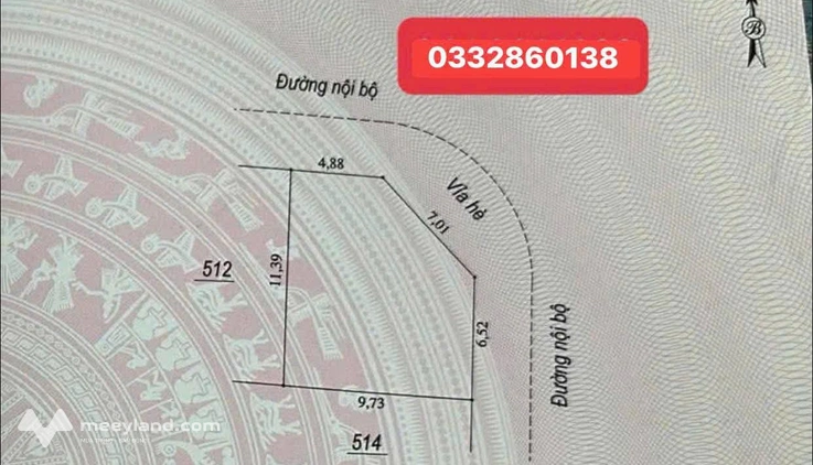 Cần bán gấp ô góc tại khu đô thị, trục đường số 1