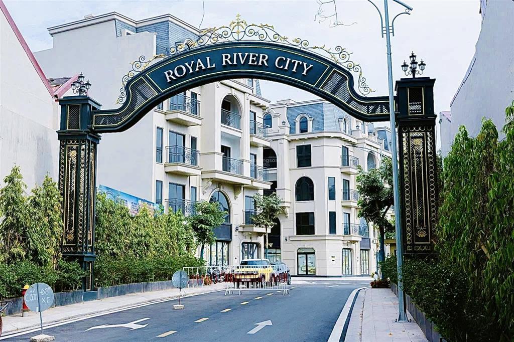 Bán căn 5 tầng 75m2 gần sôngđường 13m tân cổ điển royal river city 80 hạ lý, thế lữ, hp sẵn sổ
