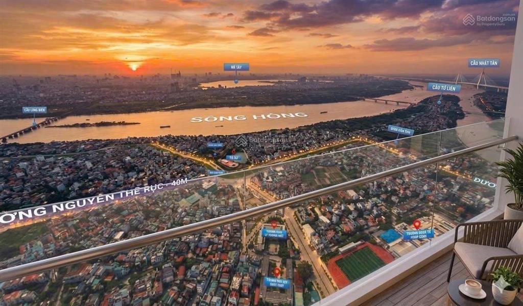 Quỹ ng căn duplex penthouse 450m2 view trực diện sông hồng hồ hoàn kiếm tại mik khai sơn, ngọc thuỵ