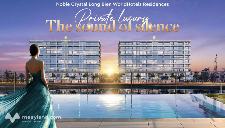 Skyvilla Noble Crystal Long Biên - phiên bản dành cho số ít (sân vườn bể bơi riêng)