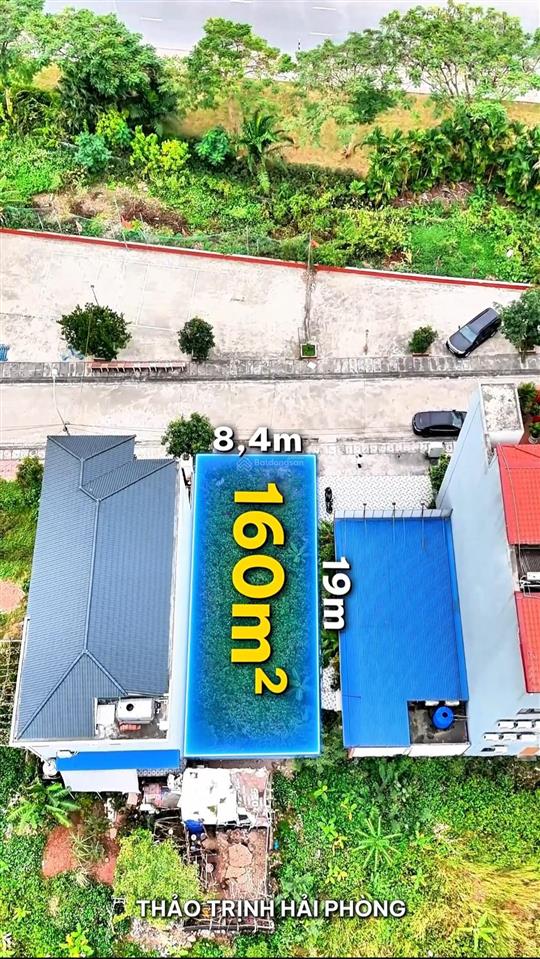 Đất phân lô khu đồng quán, thủy nguyên, ngay ngã 4 vsip x dt 160m2, mặt tiền 8.4m vuông vắn
