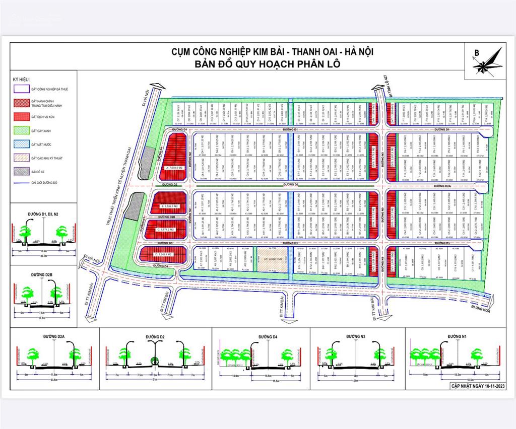 Tôi có lô đất xưởng tại cụm cn telin park kim bài, dt 2100m2, giá gốc cao, giá bán nhỉnh 9tr /m2