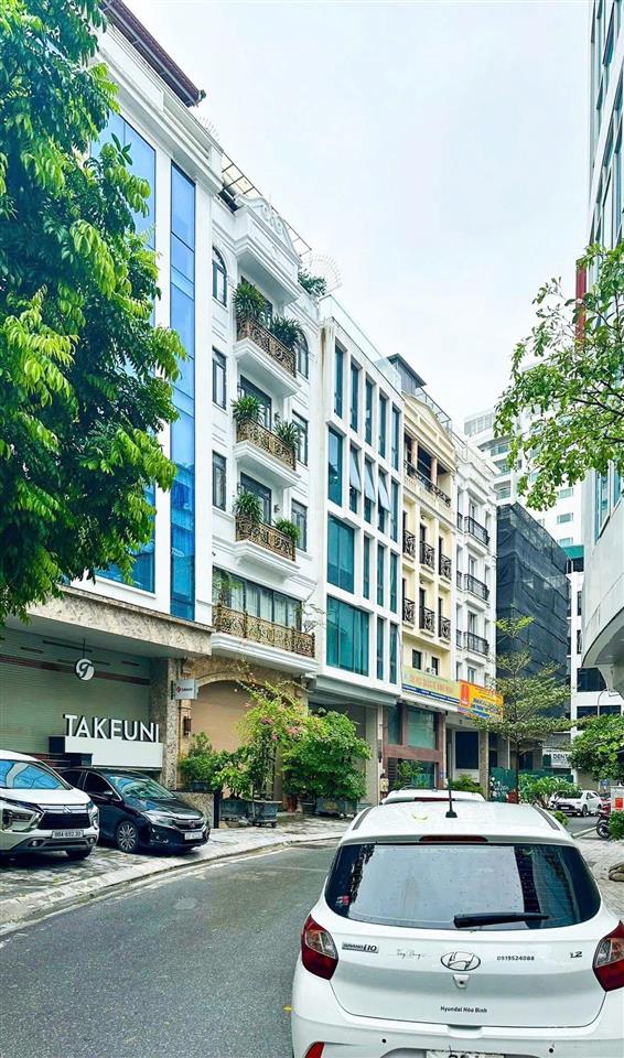Nhà mặt phố hàm nghi dự án vinhomes gardenia an ninh nội khu, 94m2 5 tầng mt 6m, thiện trí bán