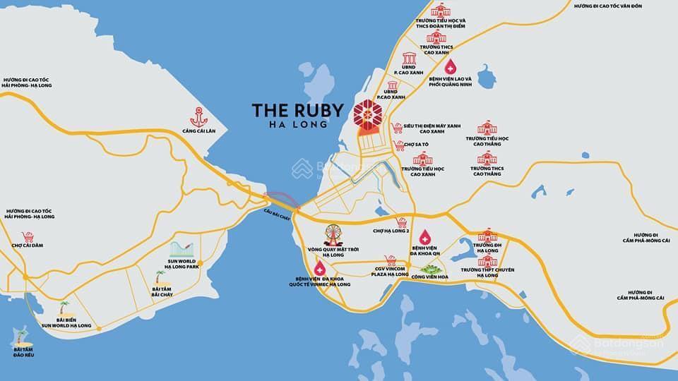 Bán ch tại the ruby hạ long, 1,13 tỷ, 35m2, chính chủ giá cực chất