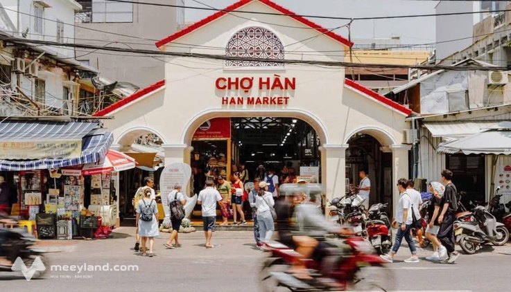 Cho thuê mặt bằng 2 mặt tiền – đối diện Chợ Hàn – vị trí vàng khu du lịch sầm uất