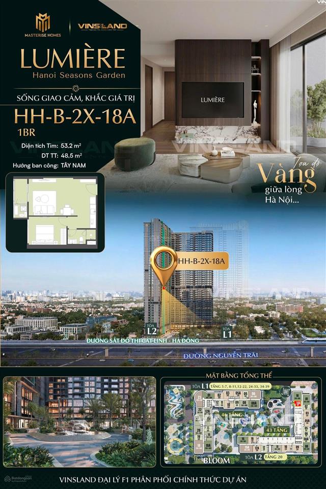 Căn 1 pn giá hơn 6 tỷ siêu rẻ view đẹp thoáng, yên tĩnh tòa l2, trả tiến độ 3 năm, 0962 284 ***