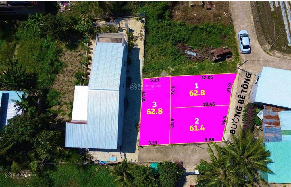 Diên điền thôn trung 4 lô góc 2 mặt tiền 61.4m² full thổ 570 triệu