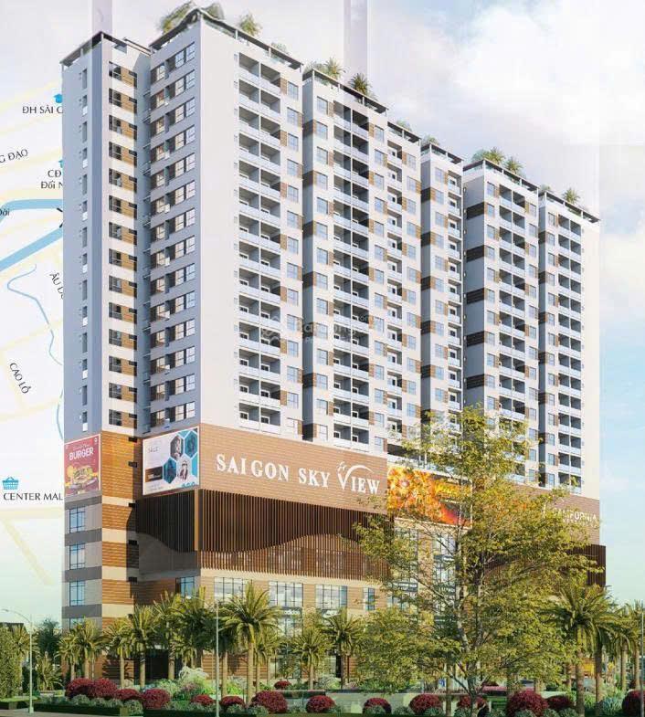 Chung cư 63m²85m2 (saigon skyview), 2pn, đối diện bến xe quận 8, p.6