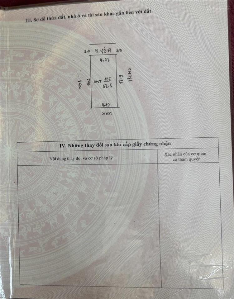 Bán đất đại yên, chương mỹ 65,5m2 gần trường cấp 3 chương mỹ a, thích hợp đầu tư sinh lời