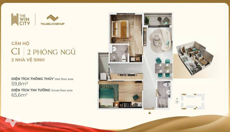 Bán sỉ 10 căn 2 phòng ngủ - 1wc - dự án The Win City - mặt tiền tỉnh lộ 10 - giá tốt cho anh chị đầu tư