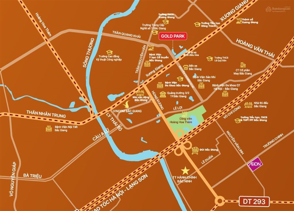 Gold park căn hộ cao cấp giữa trung tâm thành phố.