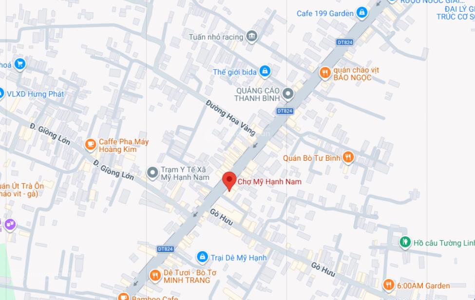 Chính chủ bán đất mặt tiền đường giồng lớn 148m² mỹ hạnh nam, đức hòa
