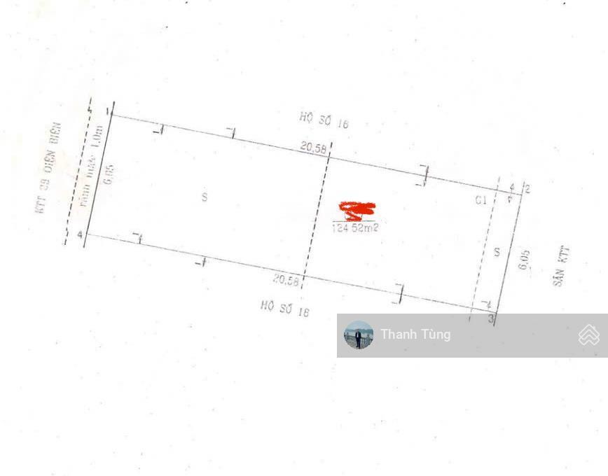 Biệt thự khu p/lô siêu víp quân đội tôn thất thiệpđiện biên phủ hai mặt thoáng dt 144m mt 6,5m