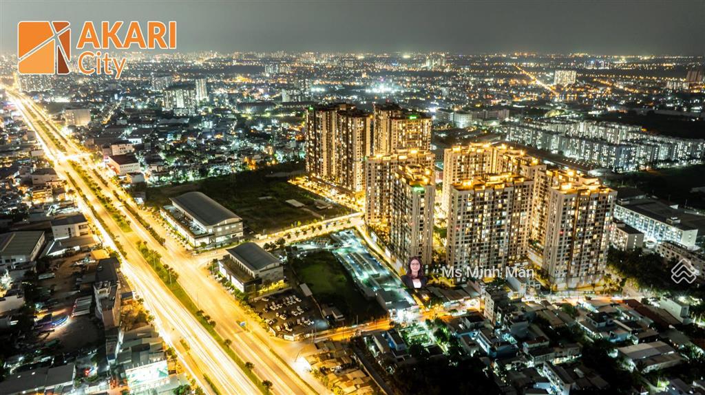 Bán căn hộ akari city võ văn kiệt, 61m2 sổ hồng sẵn, nhận nhà mới ở ngay, vay nh 80% lãi suất thấp