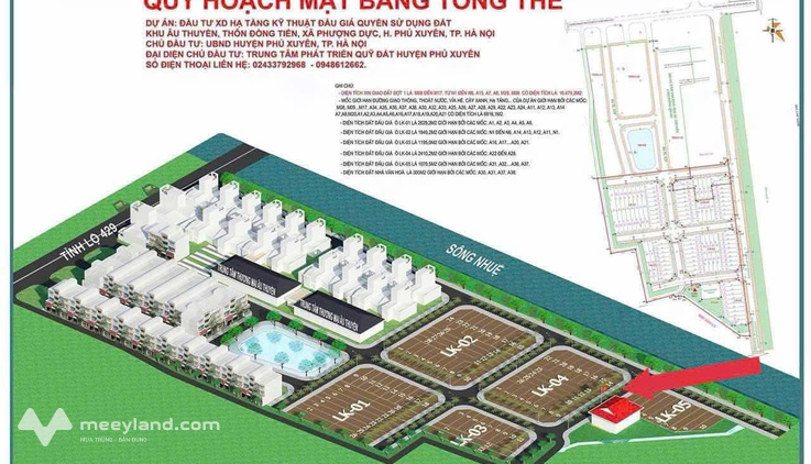 Bán đất đấu giá Âu Thuyền, Phượng Dực, Phú Xuyên
