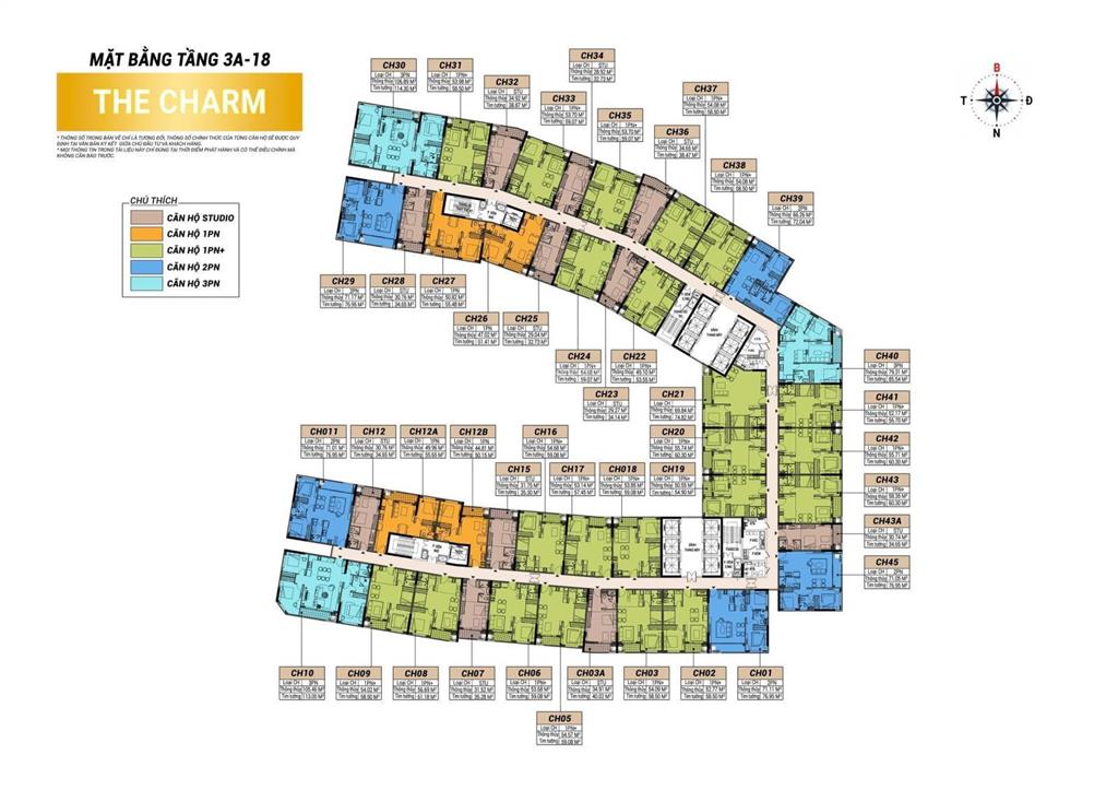 Cần bán căn 21 tầng 11 tòa charm, diện tích 75m2 giá chỉ 4,15 tỷ, bàn giao full nội thất ạ, mình
