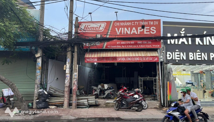 Cho thuê cửa hàng mặt tiền 8 mét tại 432, Quách Điêu, Vĩnh Lộc A, Bình Chánh, 25 triệu, 110m2