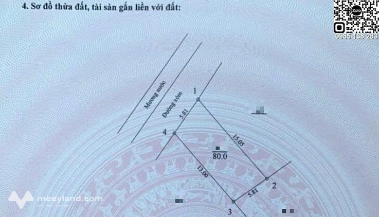Bán đất Trung Hòa, Chương Mỹ, 80m², vị trí vàng, ô tô đỗ tận cửa