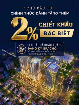 Chung cư Tôn Đức Thắng ưu đãi tối đa kịch trần