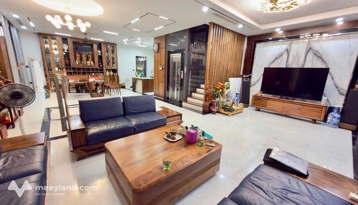 Bán biệt thự đơn lập 4 tầng đẹp An Phú khu đô thị Dương Nội, 208m2, mặt tiền 28m, lô góc, thang máy, giá 59 tỷ